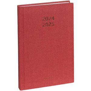 Brepols agenda 2024-2025 - STUDENT - RAW - Weekoverzicht - Rood - 9 x 16 cm