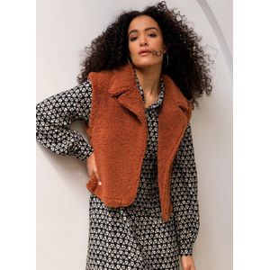 Ivy Beau - Saara - Vest - Karamel - Fluffy Teddy