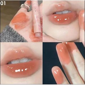 LIPGLOSS POTLOOD - Hydraterende Glanspotlood – Semi-transparant - Stralende Lippen – Lippenverzorging – Balsem - Vegan - Waterbestendig - Lippenverzorging – Natuurlijke Oliën - Ook voor Lippenstift - Voedende, Volle en Zachte Lippen- 1 TEDERHEID