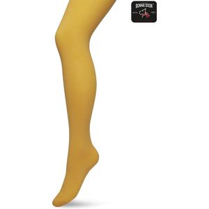 Bonnie Doon Opaque Comfort Panty 70 Denier Donker Geel Dames maat 36/38 S - Extra brede Comfort Boord - Tekent Niet - Kleedt Mooi af - Mat Effect - Gladde Naden - Maximaal Draagcomfort - Donkergeel - Minral Yellow - BN161912.283