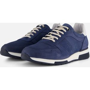Van Lier Positano Sneakers blauw Nubuck - Maat 43