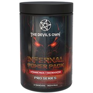 The Devil's Own | Infernal power pack | Vitamine en Mineralen en Testosteron booster | 30 doseringen | 1 zakje per dag | Extra Omega 3 | Nutriworld