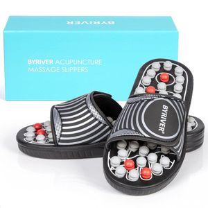 Reflexology Foot Massager Acupressure Massage Slippers for Lower Back Pain Relief - Gift for Men Women