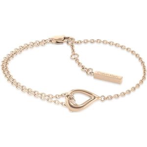 Calvin Klein - 35000078 - Armband - Roségoud - 18,5 cm - Roestvrij Staal