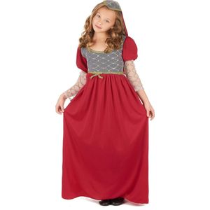 LUCIDA - Middeleeuwse hofprinses outfit voor meisjes - L 128/140 (10-12 jaar)