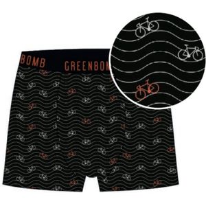 GreenBomb - boxershort bike waves - zwart