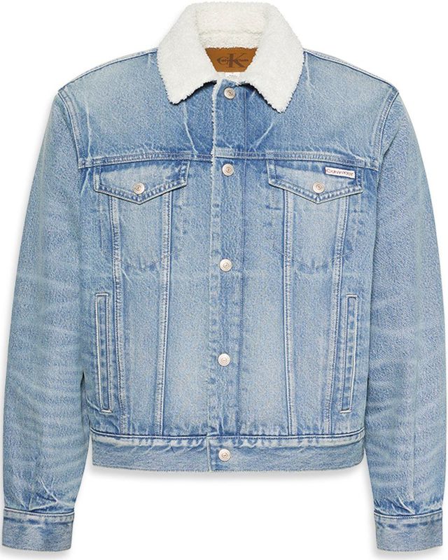 Jeansjack met knoopsluiting