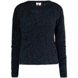 Mymo - Jumper - Zwart - Jacquardtrui - Lange Mouwen - Ronde Hals