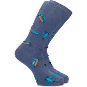 Alfredo Gonzales Sokken Kingfisher met Print Blauw