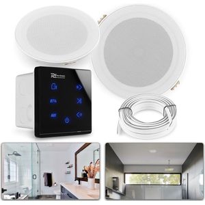 Power Dynamics - A50 - Badkamerspeaker Set - Zwart - Bluetooth