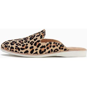 Rollie | Dames | Muiltje | Derby Mule Camel Leopard | Maat 38