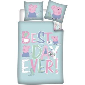 Peppa Pig Dekbedovertrek Best Day Ever 140 X 200 Cm – Polyester