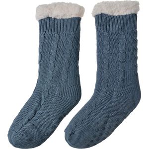 Juleeze Huissokken Dames one size Blauw Synthetisch