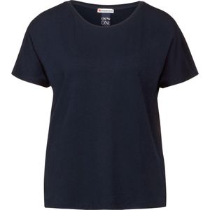 Street One Style QR new Crista Dames T-shirt - deep blue