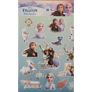 Disney Frozen stickers - 6 stickervellen vol met Anna Elsa en Olaf