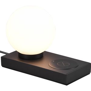 LED Tafellamp - Tafelverlichting - Torna Cobra - E14 Fitting - Rechthoek - Mat Zwart - Aluminium