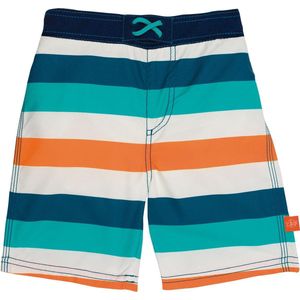 Lässig - Zwemshort voor jongens Gestreept - Wit/Blauw/Perzik - maat 56-68cm