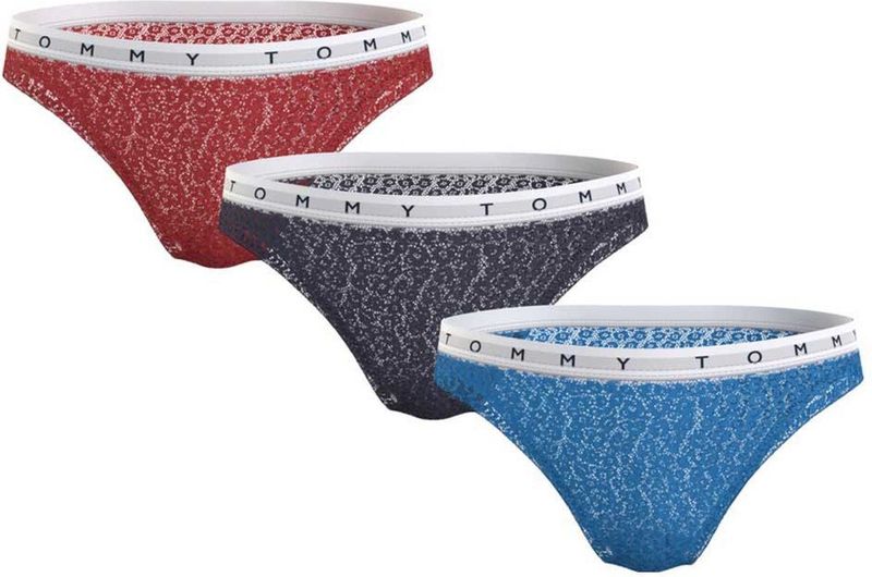 Tommy Jeans Uw0uw02522 Slipje 3 Eenheden Veelkleurig S-M Vrouw