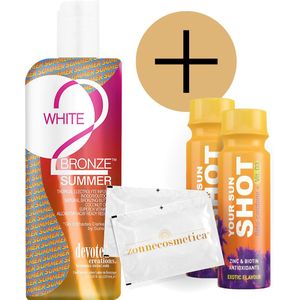 Devoted Creations - W2B Summer + 2 Your Sun Shots + 2 Verfrissingsdoekjes