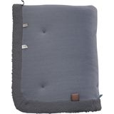 Snoozebaby speel/boxkleed Cheerful Playing Storm Grey - 75x95 cm