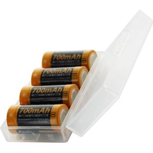 8x oplaadbare batterijen geschikt voor Netgear ARLO VMC3030, ARLO VMC3230, ARLO VMC3330, ARLO VMC3430 3,7 volt 700 mAh + 2x batterij-opbergdoos Gratis!