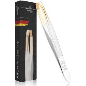 Gebogen Pincet 8 cm voor Wenkbrauwen - Perfect voor Schoonheidssalons en Thuisgebruik