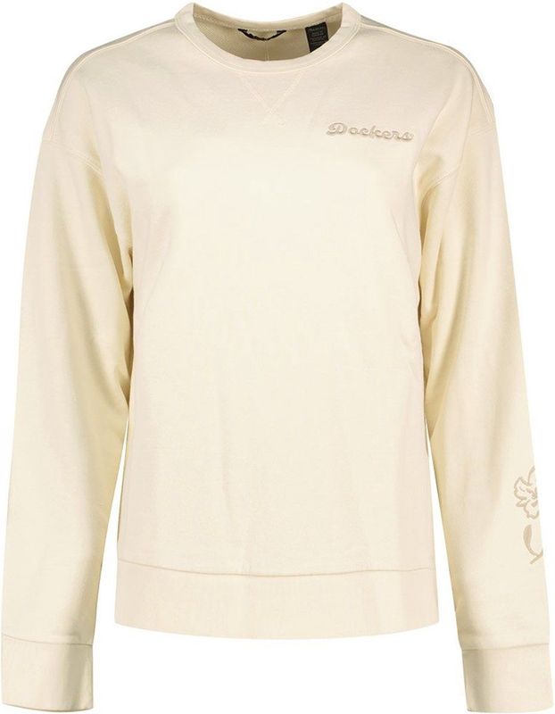 Crewneck - Geborduurd - Biologisch Katoen - Regular Fit - Blauw