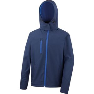 Result Men´s TX Performance Hooded Soft Jacket RT230M - Navy/Royal - XL