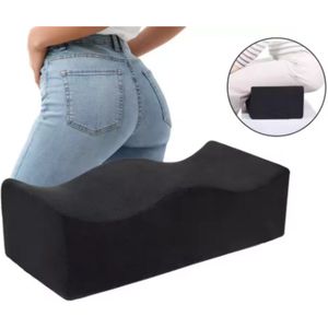 Ergonomisch Bil- & Beenkussen – Drukverlagend Zitkussen – BBL Recovery Kussen - After Surgery Herstelkussen - Orthopedisch Kussen voor Rug, Heup & Benen – Hip Pillow - Bobby Pillow - Comfortabel Memory Foam – Anti-slip & Wasbare Hoes