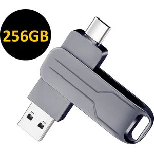 Universele USB Stick 256GB - USB C en USB A - USB 3.0