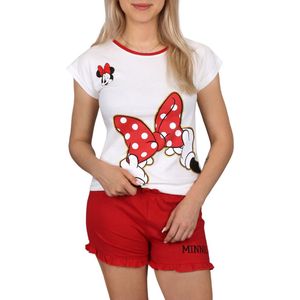 Minnie Mouse Disney - Crème en rode pyjama met korte mouwen, zomerpyjama / 134