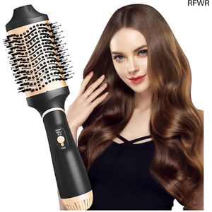RFWR® Warmeluchtborstel 1000W - 4-in-1 Föhnborstel voor Alle Haartypes met Ionen-technologie