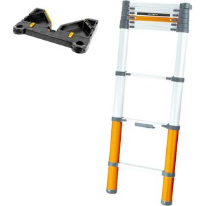 Telescoopladder van 2.63 meter | Met Softclose & Antislip | Incl. Tooltray