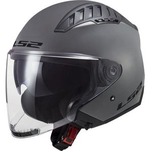 LS2 Helm Copter OF600 glans nardo grey maat S