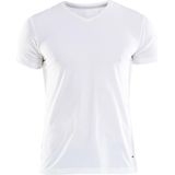 Craft Essential Vn Ss Sportshirt Heren - White