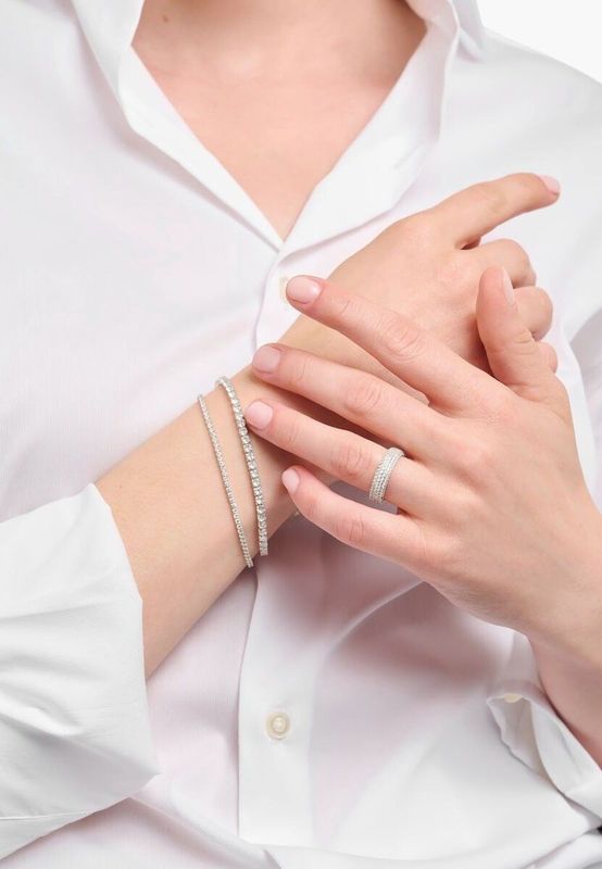 Thomas Sabo - TR2460-051-14 - Ring - Sparkling White - Gerecycled Zilver