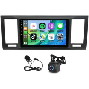 9 Inch Android 13 Autoradio 2+32G - voor VW T6 Transporter Multivan 2016-2022 | Compatibel met Draadloze CarPlay & Android Auto, GPS Navigatie + AHD Achteruitrijcamera, Microfoon, Bluetooth WiFi FM/RDS SWC Mirror Link