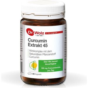 Dr. Wolz - Curcumin Extract - Kurkuma Supplement - 45 x Beter Opneembaar