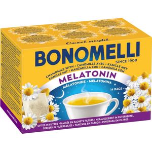 Bonomelli Kamilletheezakjes met melatonine 14 pce.