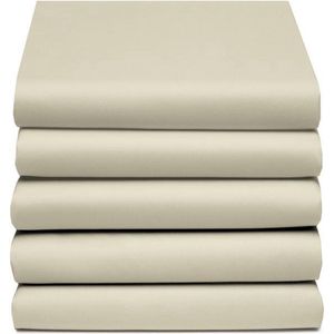 STOLZ Dubbel Jersey Split-Topper Hoeslaken(tot 12 cm) - 180x200/210 cm - Silver Sand