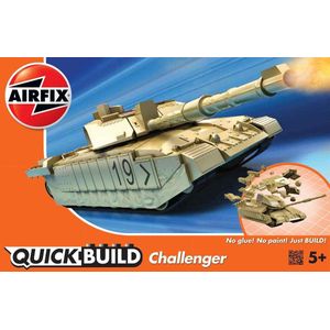 Airfix - Quickbuild Challenger Tank - Desert (3/19) * - modelbouwsets, hobbybouwspeelgoed voor kinderen, modelverf en accessoires