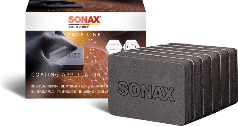 Sonax - PROFILINE - Coating Applicatiepads - 6 Stuks - 85 x 60 mm