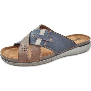 Fischer - 526810 - Slipper - Blauw - Imitatieleer