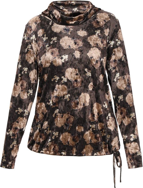 Usha Blouse  crème / bruin