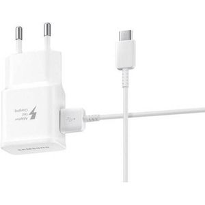 Samsung Galaxy A40 Fast Charger wit inclusief Samsung USB TYPE-C kabel 1.2 meter origineel wit