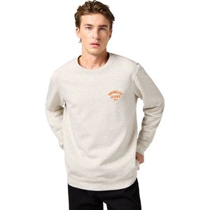 Wrangler - SMALL Logo Crew - Sweatshirt - Oat Melee