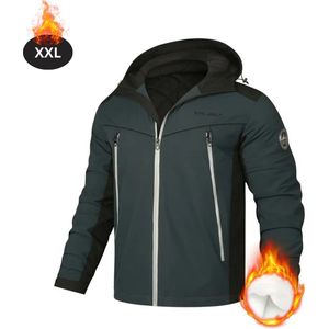 Nivard Skipak - SkiBroek - Skijas - Ski Suit - Wintersport - Heren - Winter - Warm Fleece - Grijs - Maat XXL