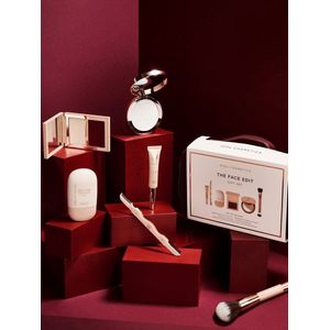Sosu | The Face Edit Gift Set - 6 delig - Primer - Powder - Blush & Glow - Eyebrow - Dual Brush - Vegan