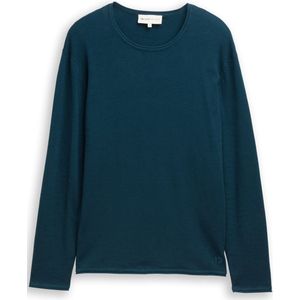 Tom Tailor Denim - Regular Fit - Pullover - Effen - Puur Katoen