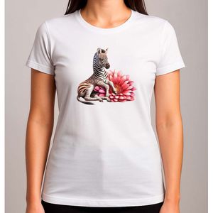 Zookie - T Shirt - Cute - Cutie - Zebra - Mood - SchattigeZebra - LieveZebra - ZebraKnuffel - KleineZebra